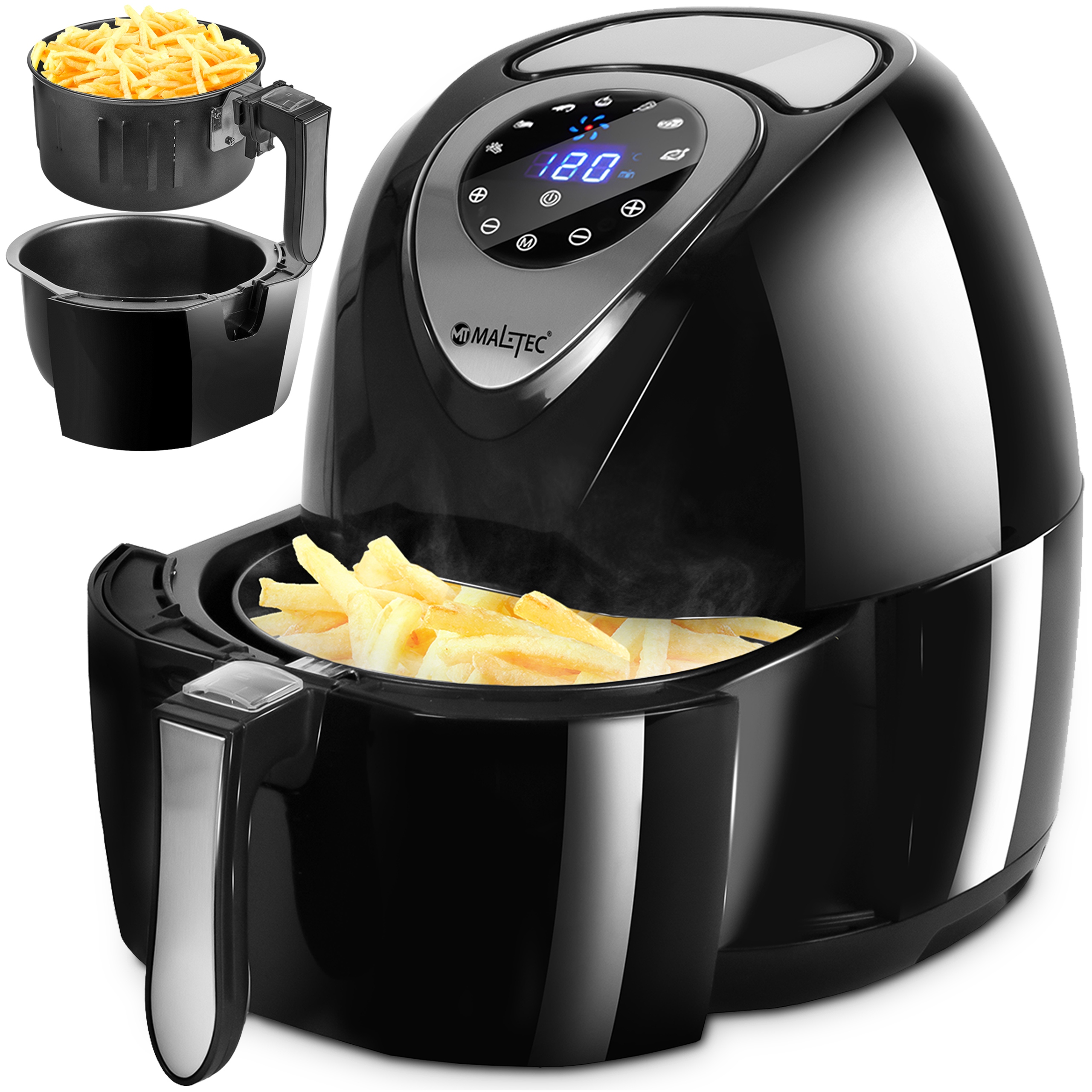 Beztuková fritéza MalTec 109337 1400 W 4,3 l